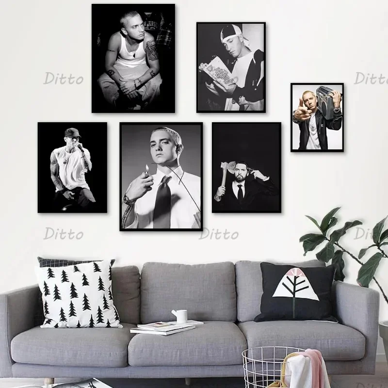 Vintage Fashion Prints For Wall - Peinture sur toile Hip Hop Rapper