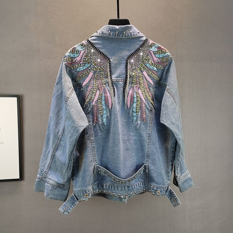 Patchwork Jean Jacket - Nouvelle Veste en Jean Femme à