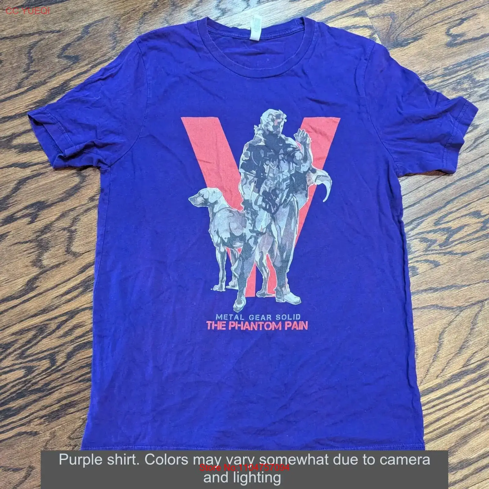 Vintage Fashion Video - T-shirt Metal Gear Solid The Phantom