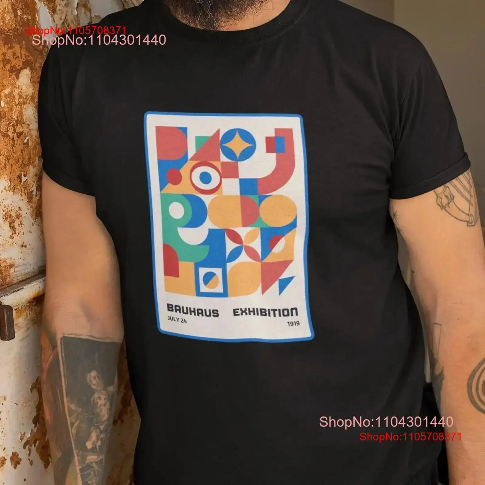Vintage Fashion Exhibition - T-shirt Art Abstrait Géométrique Bauhaus, Affiche