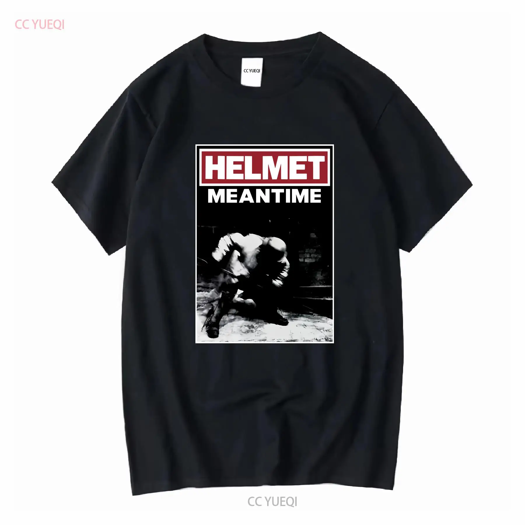 Vintage Fashion Jersey - Casque Meantime t-shirt groupe de rock