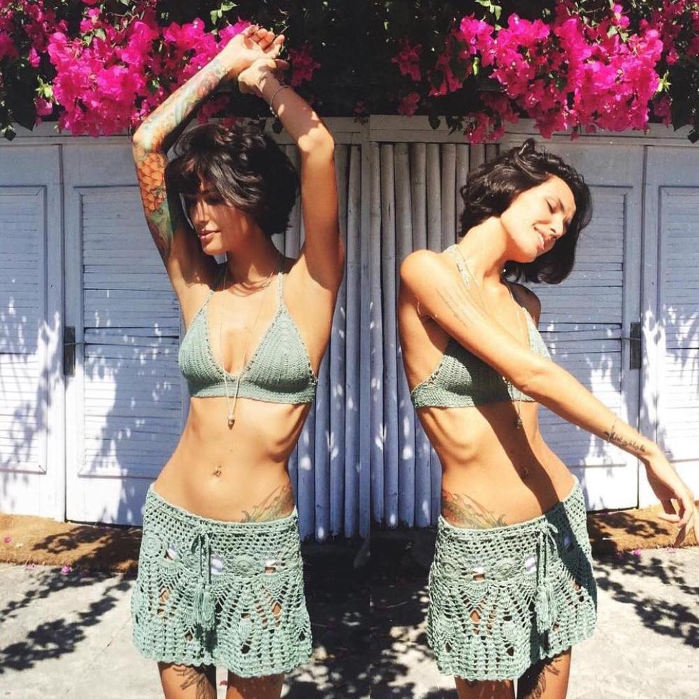 Ensemble de bikini sexy pour f - Crochet Top Boho avis et prix